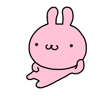 My profile image. Pink rabbit.